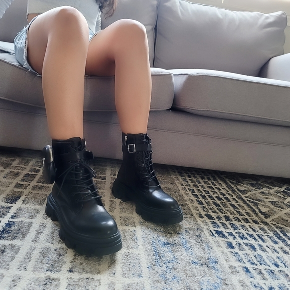 Just In Zip Pocket Combat Booties - Picture 5 of 6